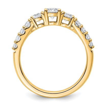 True Origin Lab Grown Diamond VS+ F+ Complete Round Three Stone Ring