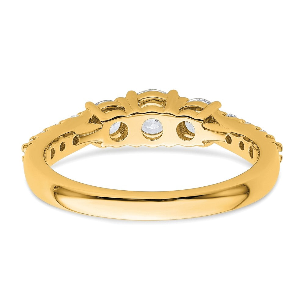 True Origin Lab Grown Diamond VS+ F+ Complete Round Three Stone Ring
