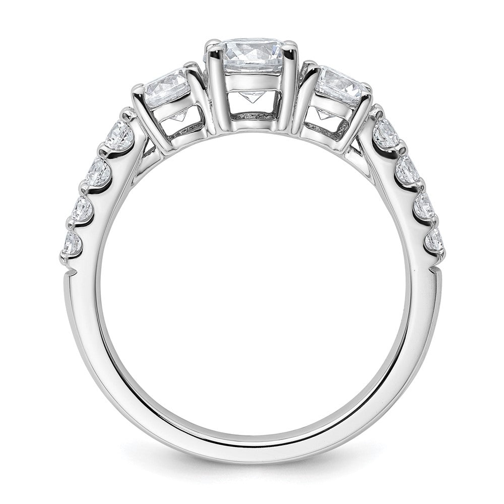 True Origin Lab Grown Diamond VS+ F+ Complete Round Three Stone Ring
