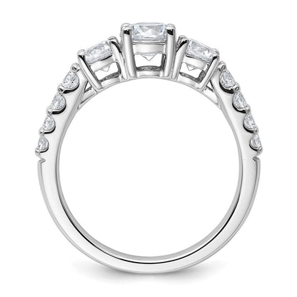 True Origin Lab Grown Diamond VS+ F+ Complete Round Three Stone Ring