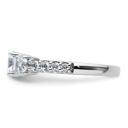 True Origin Lab Grown Diamond VS+ F+ Complete Round Three Stone Ring