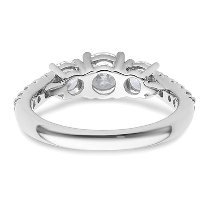 True Origin Lab Grown Diamond VS+ F+ Complete Round Three Stone Ring