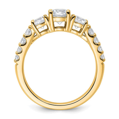 True Origin Lab Grown Diamond VS+ F+ Complete Round Three Stone Ring