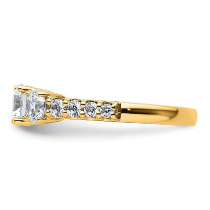 True Origin Lab Grown Diamond VS+ F+ Complete Round Three Stone Ring