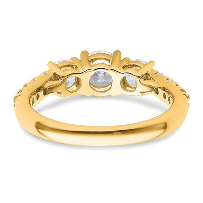 True Origin Lab Grown Diamond VS+ F+ Complete Round Three Stone Ring