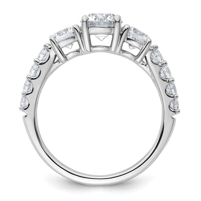 True Origin Lab Grown Diamond VS+ F+ Complete Round Three Stone Ring