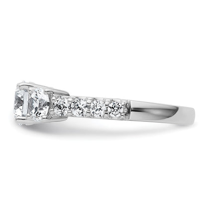 True Origin Lab Grown Diamond VS+ F+ Complete Round Three Stone Ring