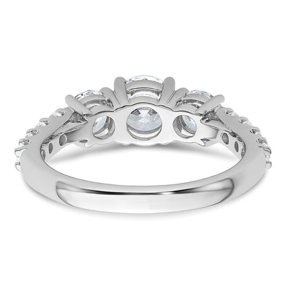 True Origin Lab Grown Diamond VS+ F+ Complete Round Three Stone Ring