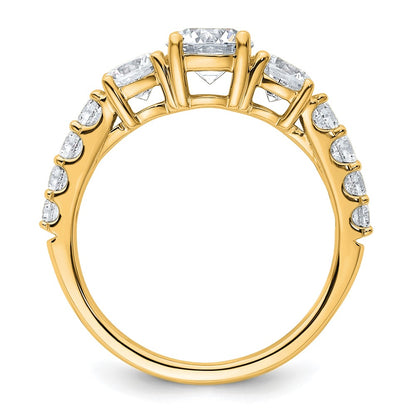 True Origin Lab Grown Diamond VS+ F+ Complete Round Three Stone Ring