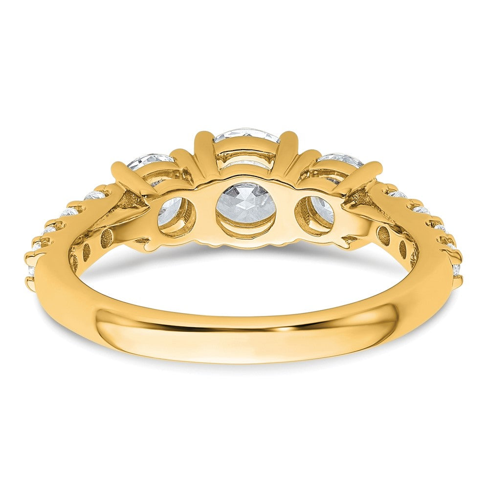True Origin Lab Grown Diamond VS+ F+ Complete Round Three Stone Ring