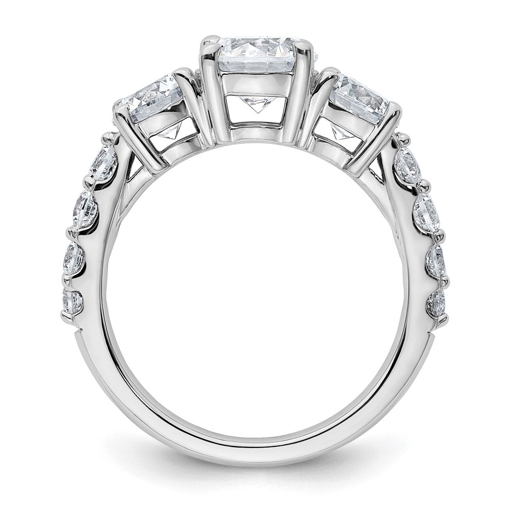 True Origin Lab Grown Diamond VS+ F+ Complete Round Three Stone Ring
