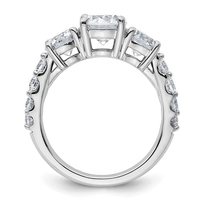 True Origin Lab Grown Diamond VS+ F+ Complete Round Three Stone Ring