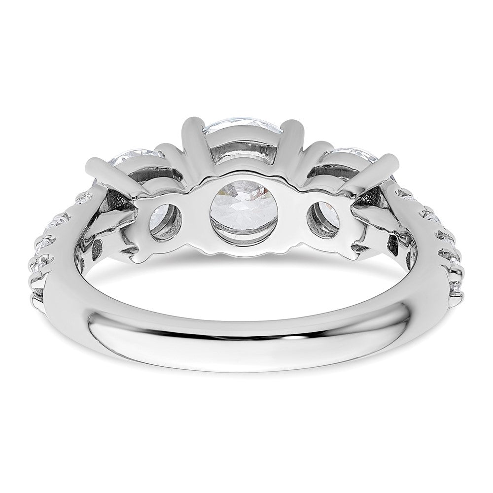 True Origin Lab Grown Diamond VS+ F+ Complete Round Three Stone Ring