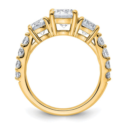 True Origin Lab Grown Diamond VS+ F+ Complete Round Three Stone Ring