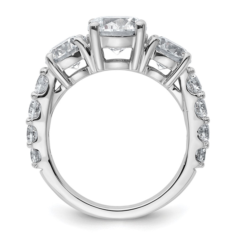 True Origin Lab Grown Diamond VS+ F+ Complete Round Three Stone Ring