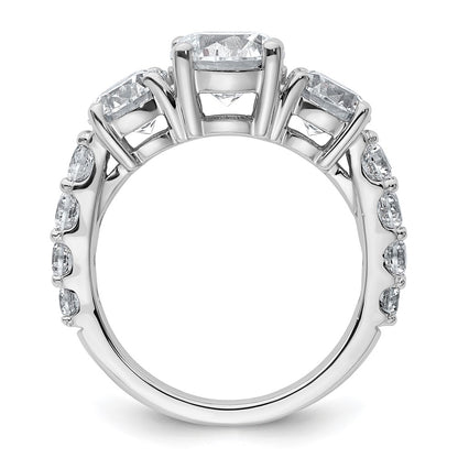 True Origin Lab Grown Diamond VS+ F+ Complete Round Three Stone Ring