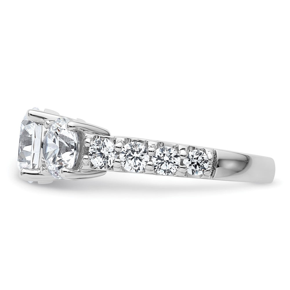 True Origin Lab Grown Diamond VS+ F+ Complete Round Three Stone Ring