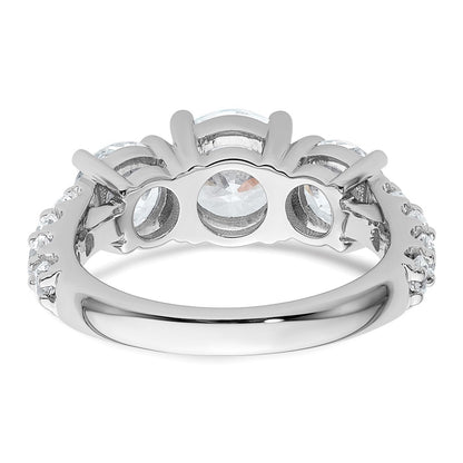 True Origin Lab Grown Diamond VS+ F+ Complete Round Three Stone Ring