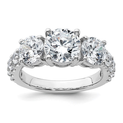 True Origin Lab Grown Diamond VS+ F+ Complete Round Three Stone Ring