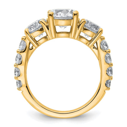 True Origin Lab Grown Diamond VS+ F+ Complete Round Three Stone Ring
