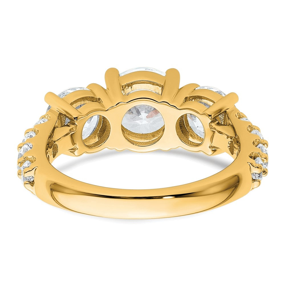 True Origin Lab Grown Diamond VS+ F+ Complete Round Three Stone Ring