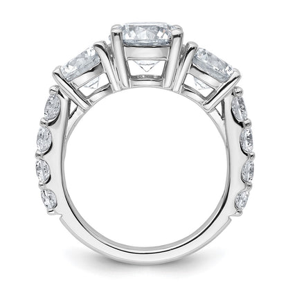 True Origin Lab Grown Diamond VS+ F+ Complete Round Three Stone Ring