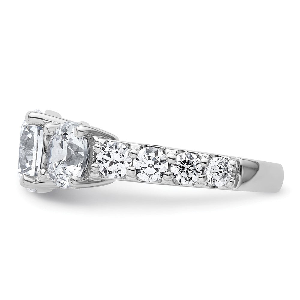 True Origin Lab Grown Diamond VS+ F+ Complete Round Three Stone Ring