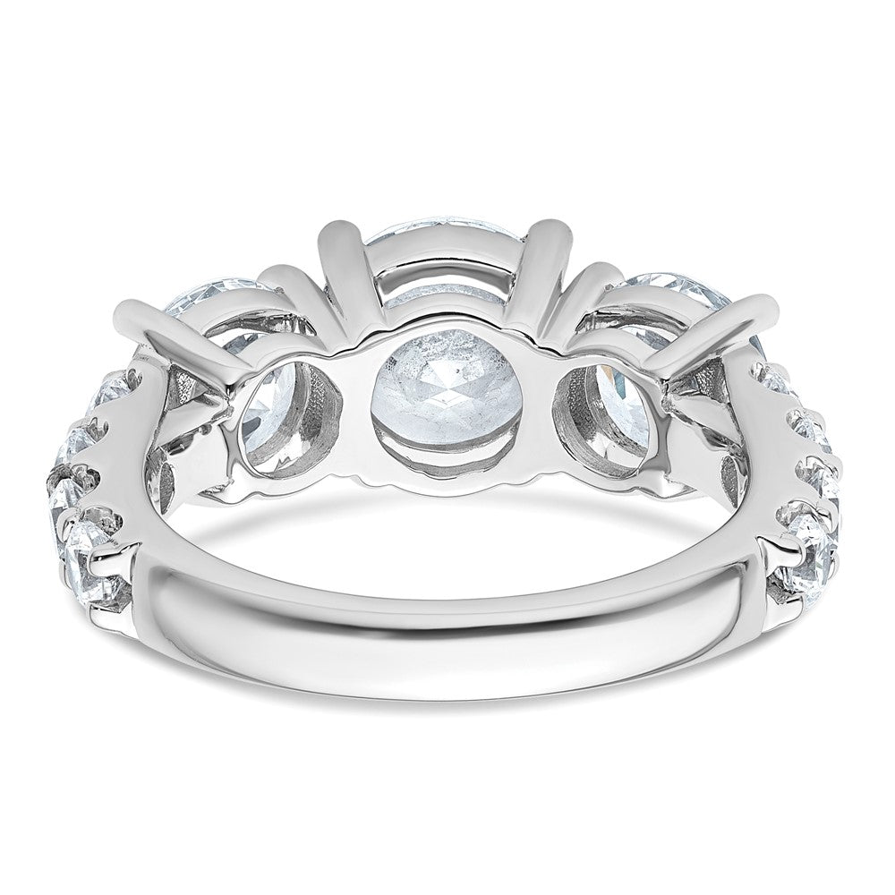 True Origin Lab Grown Diamond VS+ F+ Complete Round Three Stone Ring