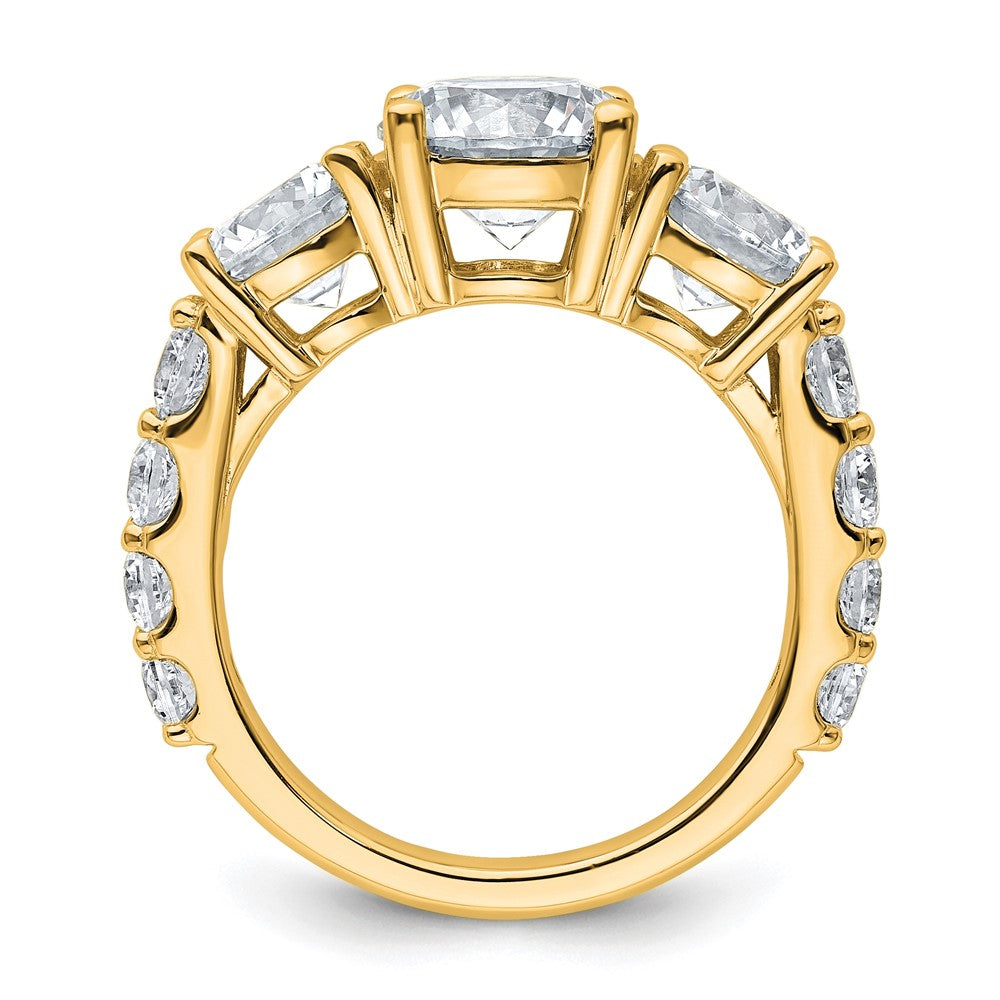 True Origin Lab Grown Diamond VS+ F+ Complete Round Three Stone Ring
