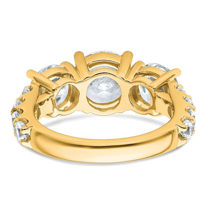 True Origin Lab Grown Diamond VS+ F+ Complete Round Three Stone Ring