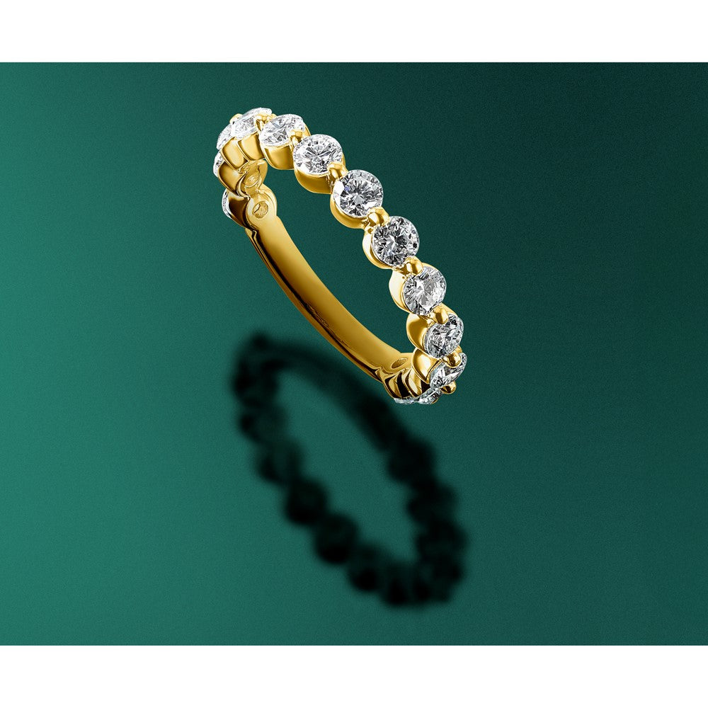 True Origin Lab Grown Diamond VS+ F+ Complete Round Thirteen Stone Ring