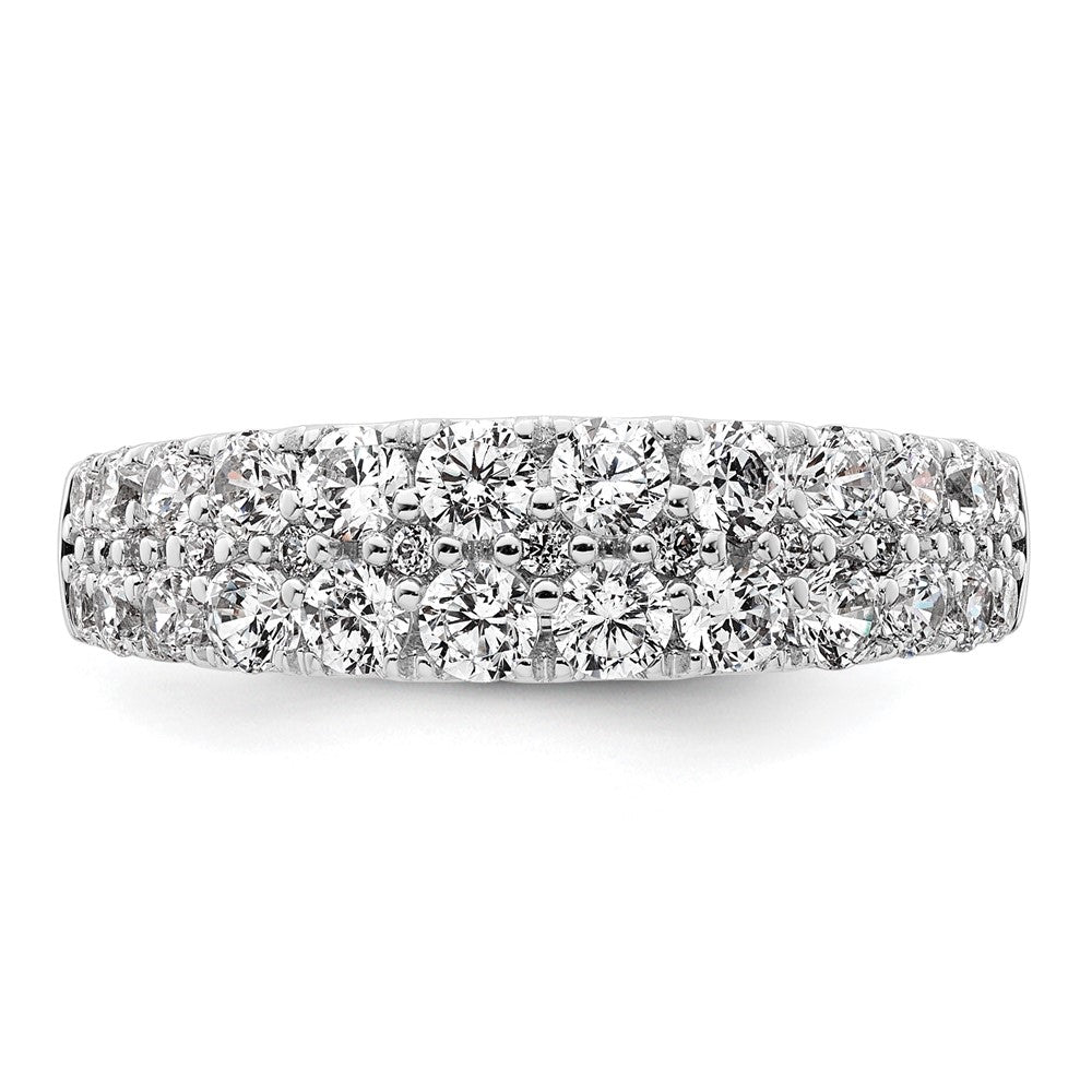 True Origin Lab Grown Diamond VS+ F+ Double Row Complete Band
