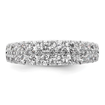 True Origin Lab Grown Diamond VS+ F+ Double Row Complete Band