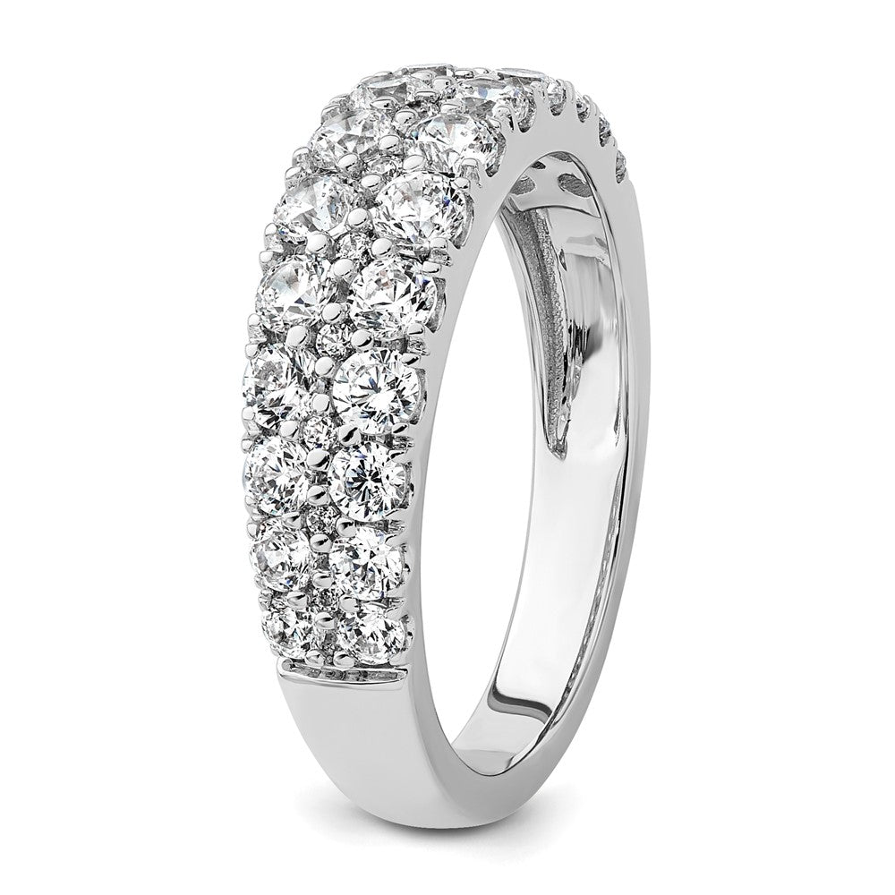 True Origin Lab Grown Diamond VS+ F+ Double Row Complete Band