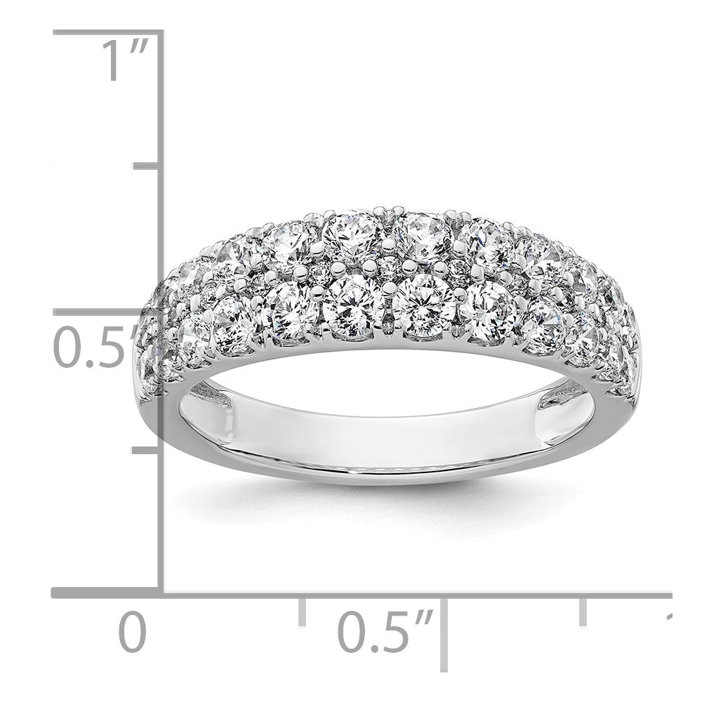 True Origin Lab Grown Diamond VS+ F+ Double Row Complete Band