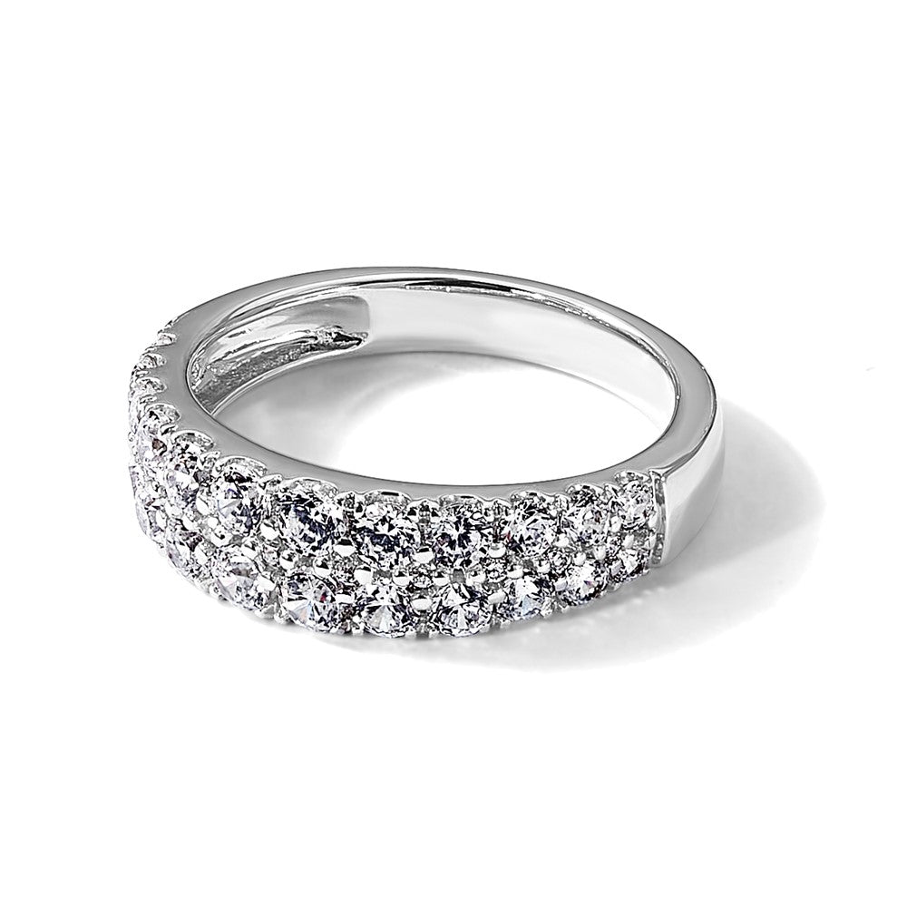 True Origin Lab Grown Diamond VS+ F+ Double Row Complete Band
