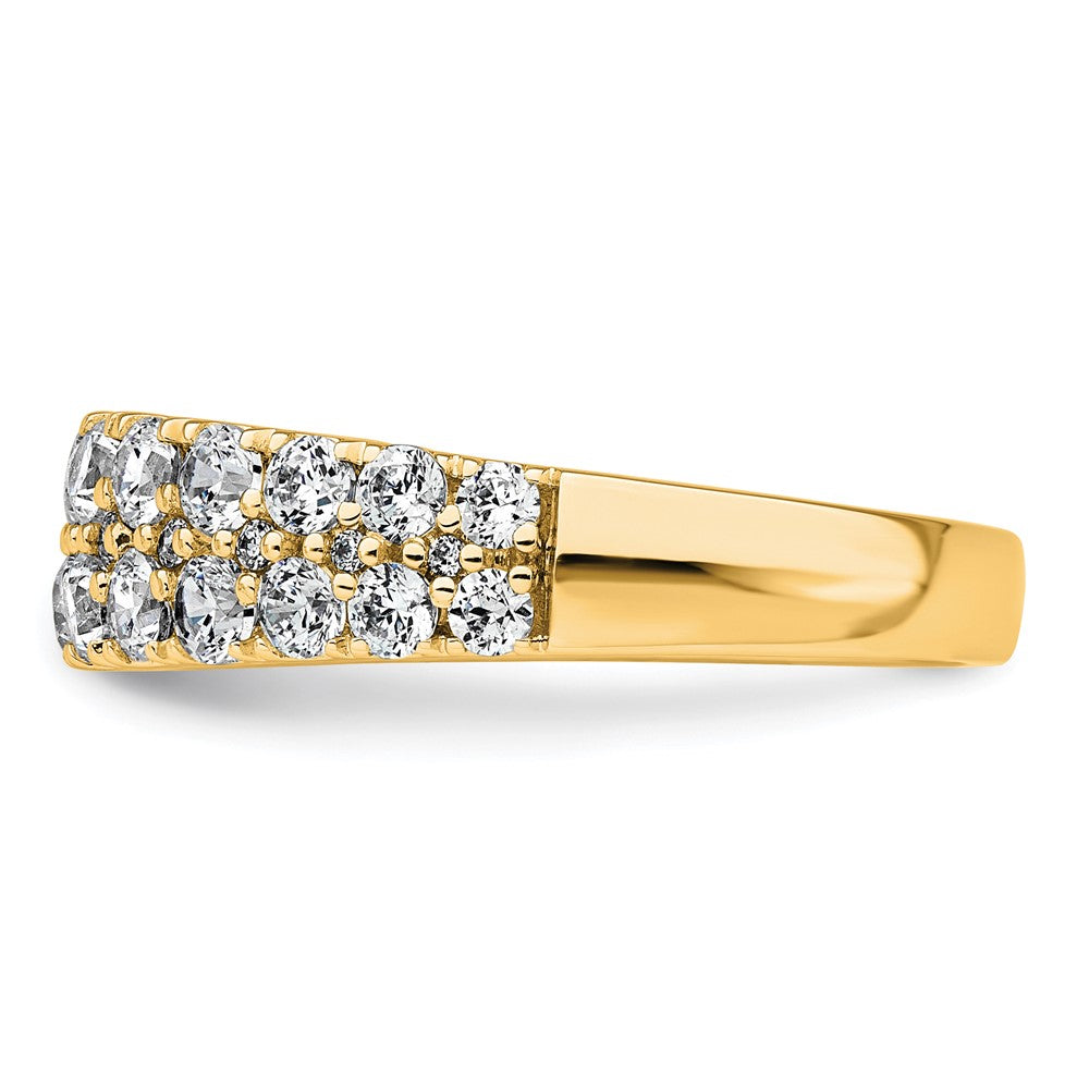 True Origin Lab Grown Diamond VS+ F+ Double Row Complete Band