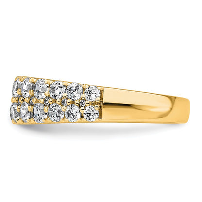 True Origin Lab Grown Diamond VS+ F+ Double Row Complete Band