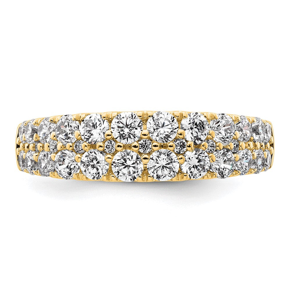 True Origin Lab Grown Diamond VS+ F+ Double Row Complete Band