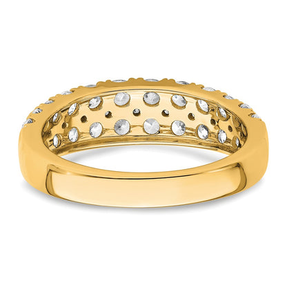 True Origin Lab Grown Diamond VS+ F+ Double Row Complete Band
