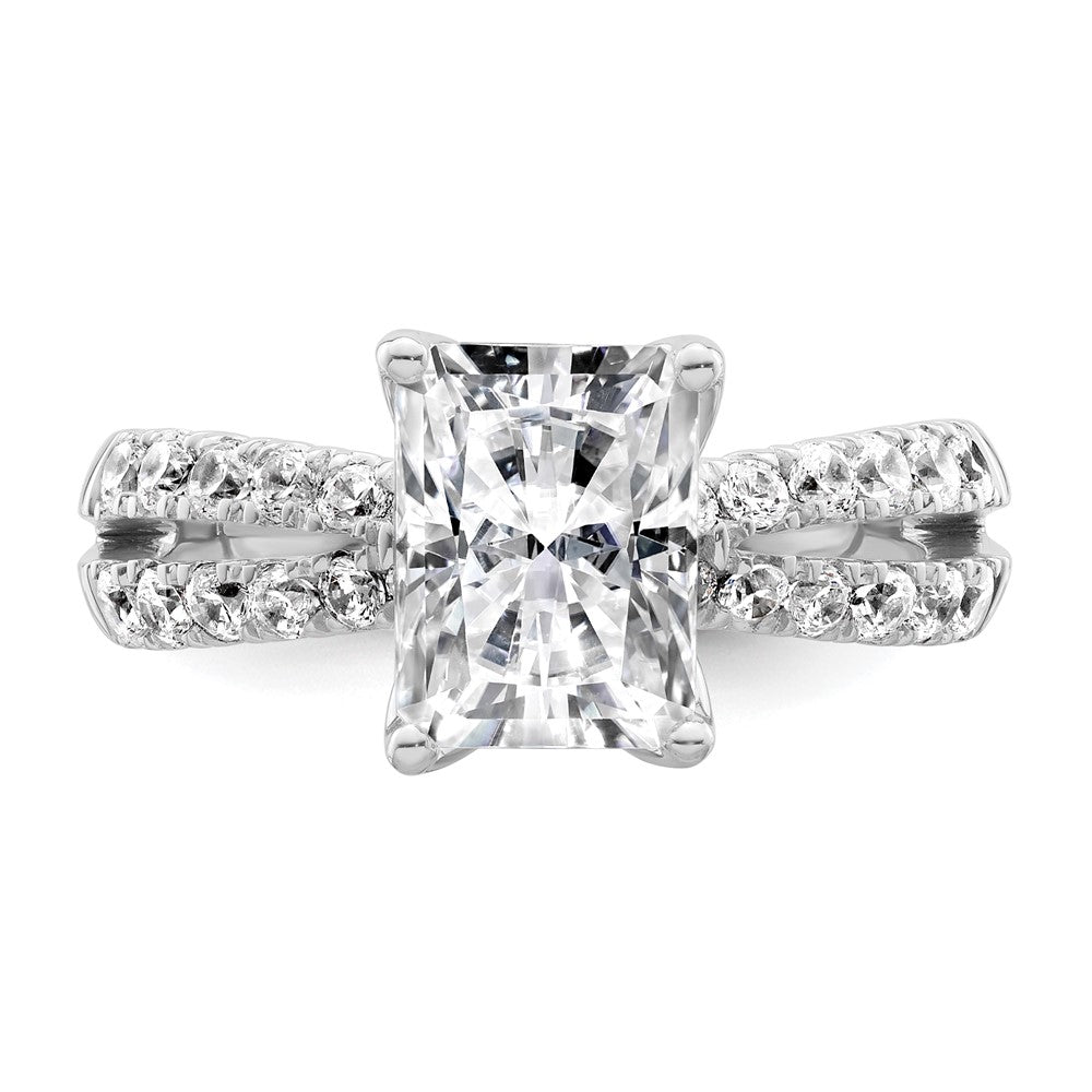 True Origin Lab Grown Diamond VS+ F+ Complete Radiant Engagement Ring