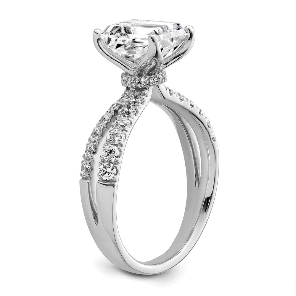 True Origin Lab Grown Diamond VS+ F+ Complete Radiant Engagement Ring