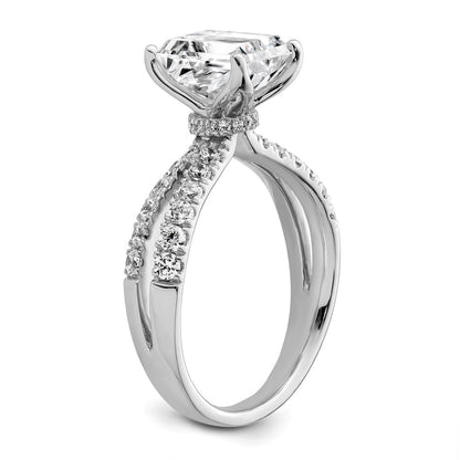True Origin Lab Grown Diamond VS+ F+ Complete Radiant Engagement Ring