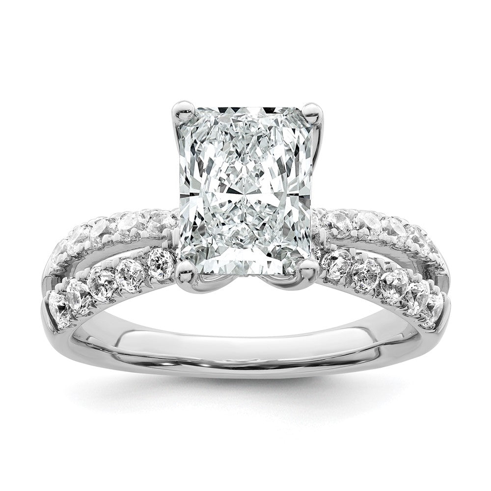 True Origin Lab Grown Diamond VS+ F+ Complete Radiant Engagement Ring