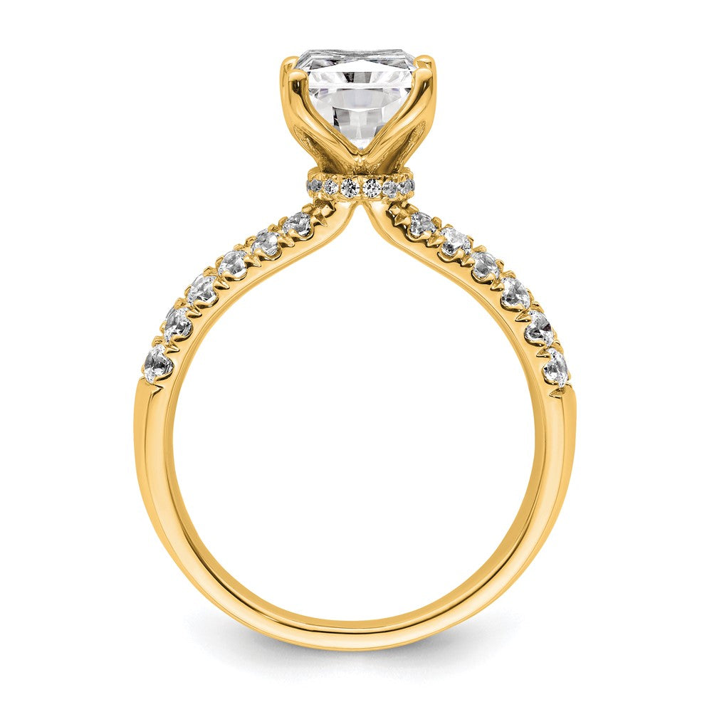 True Origin Lab Grown Diamond VS+ F+ Complete Radiant Engagement Ring