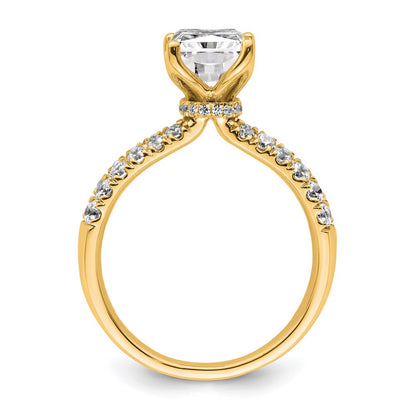 True Origin Lab Grown Diamond VS+ F+ Complete Radiant Engagement Ring