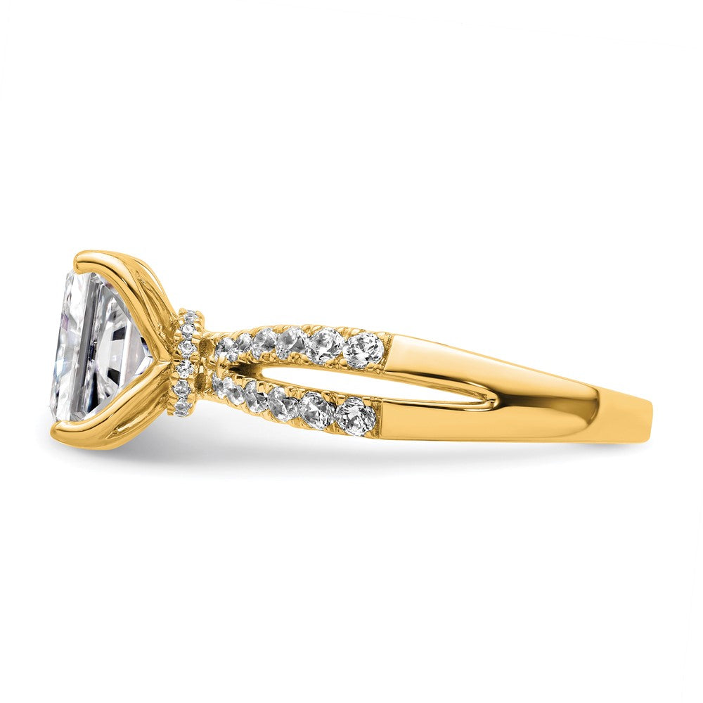 True Origin Lab Grown Diamond VS+ F+ Complete Radiant Engagement Ring