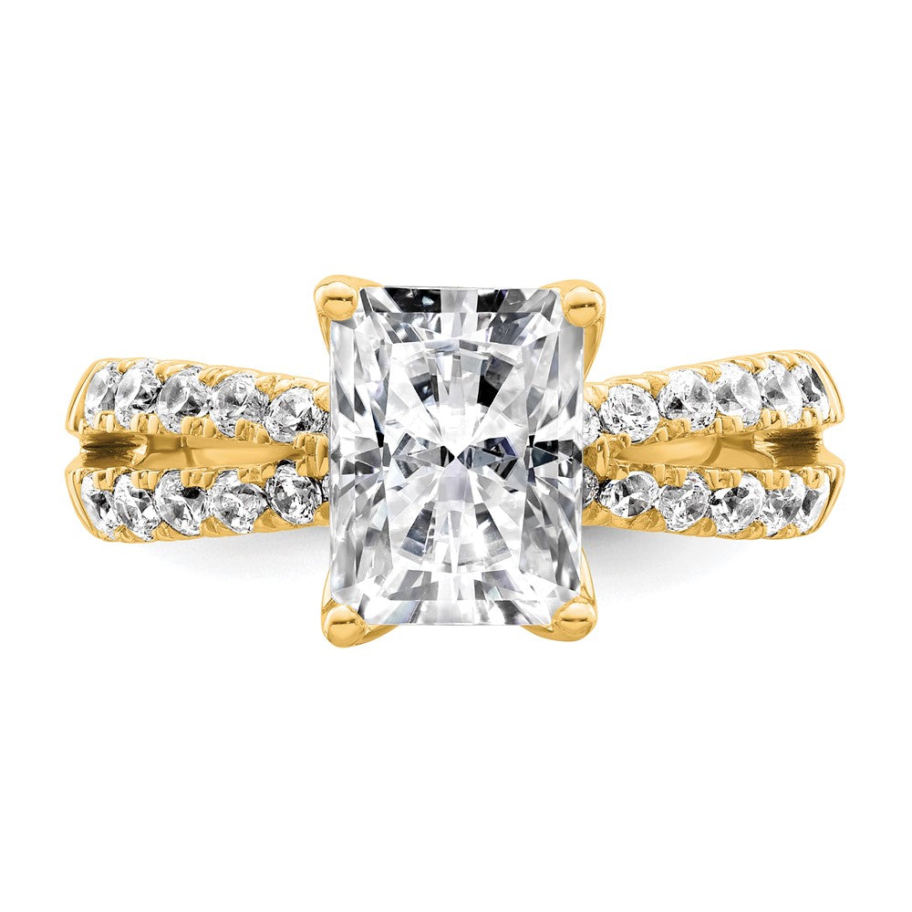 True Origin Lab Grown Diamond VS+ F+ Complete Radiant Engagement Ring