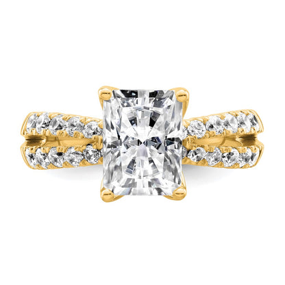 True Origin Lab Grown Diamond VS+ F+ Complete Radiant Engagement Ring