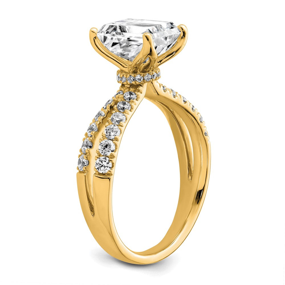 True Origin Lab Grown Diamond VS+ F+ Complete Radiant Engagement Ring
